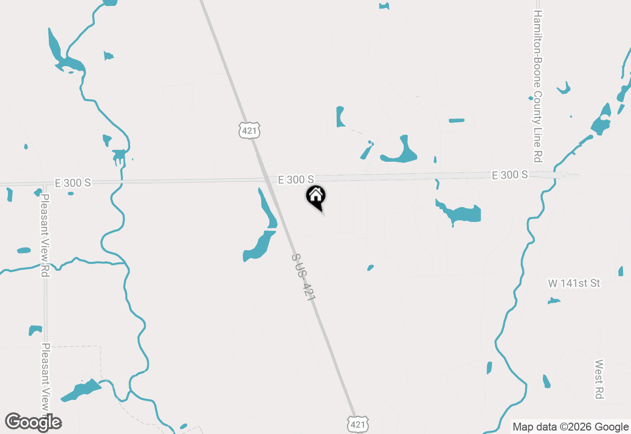 Map of 3250 Haflinger Drive, Zionsville, IN 46077