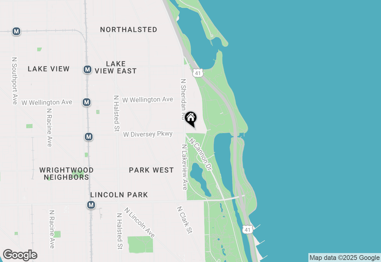 Map of 330 W Diversey Parkway #2006, Chicago, IL 60657