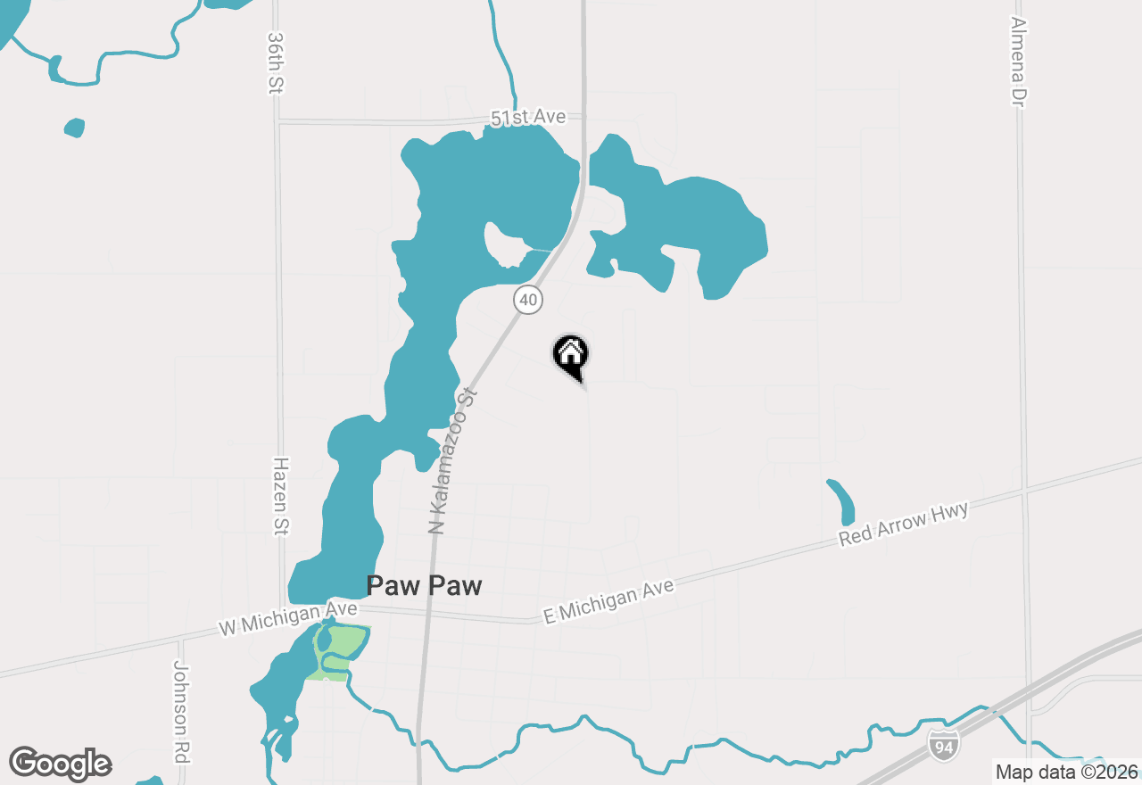 Map of 723 Heritage Woods Lane, Paw Paw, MI 49079