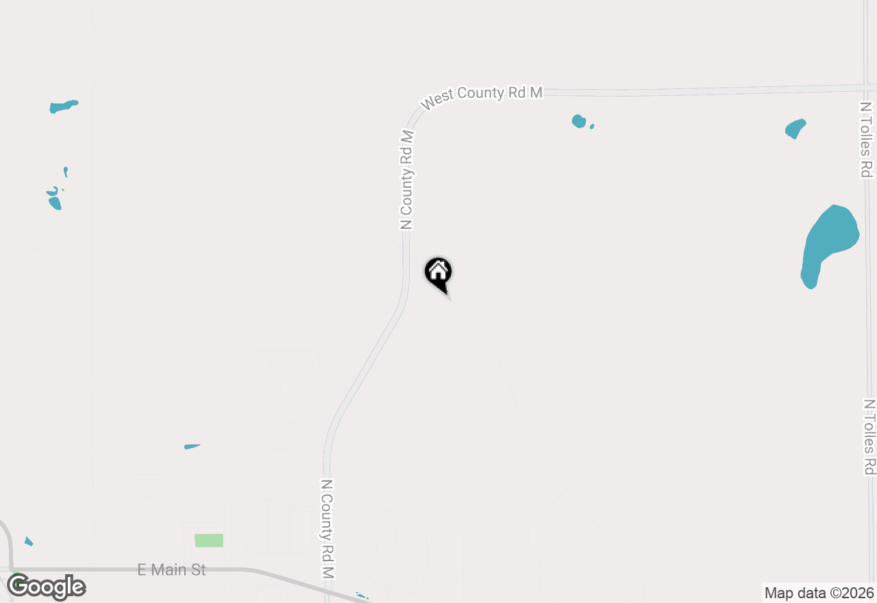 Map of 8357 N Territorial Road, Evansville, WI 53536