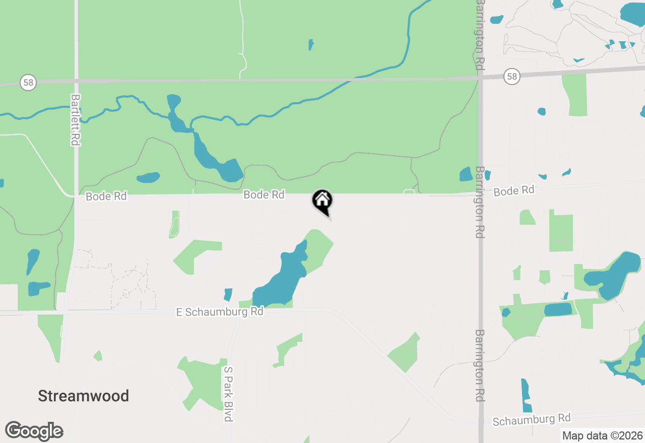 Map of 228 Kosan Circle, Streamwood, IL 60107