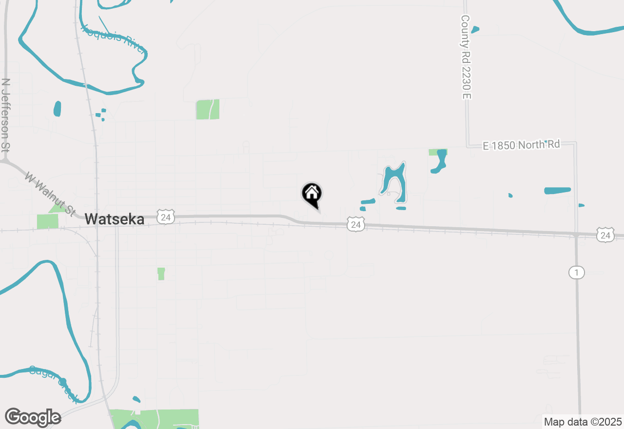 Map of 806 E Walnut Street, Watseka, IL 60970