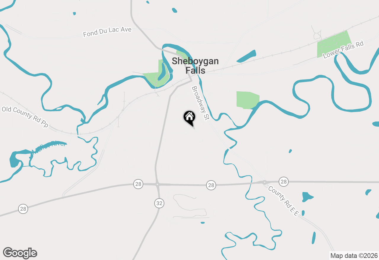 Map of 944 Detroit St, Sheboygan Falls, WI 53085