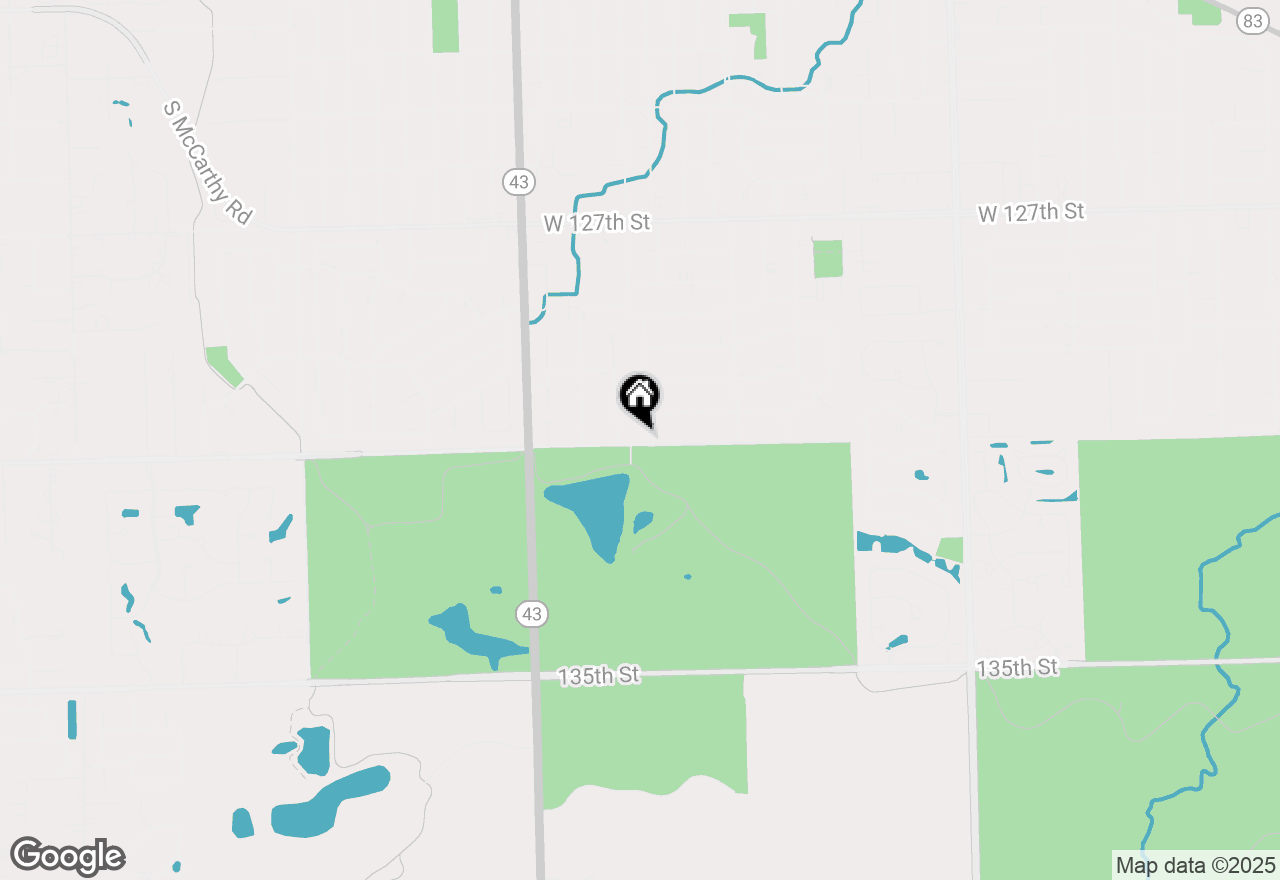 Map of 13042 S Forestview Road, Palos Heights, IL 60463