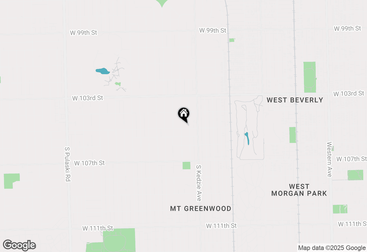 Map of 10455 S Spaulding Avenue, Chicago, IL 60655