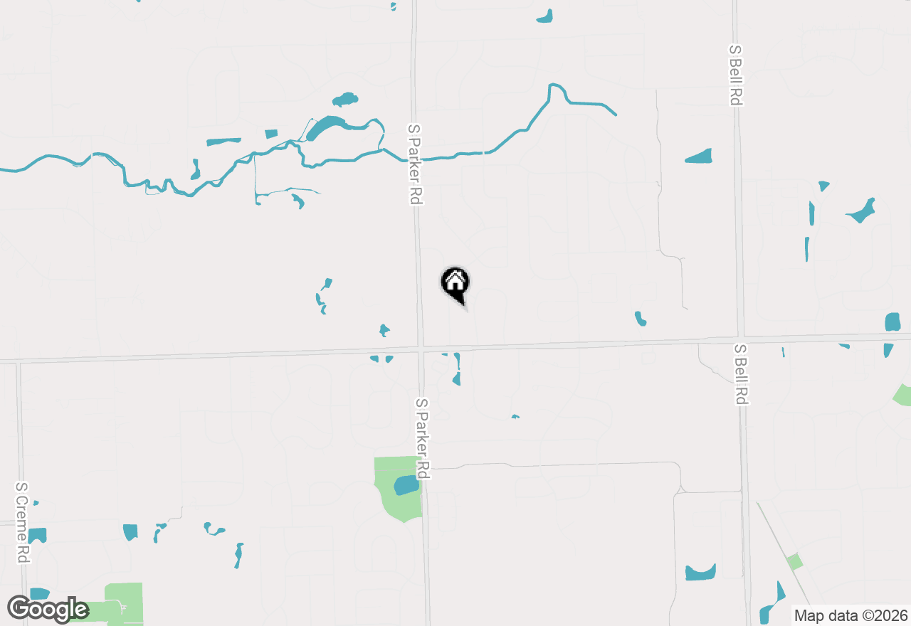 Map of 14201 S Chickasaw Trail, Homer Glen, IL 60491