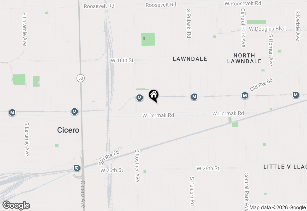 Map of 4242 W 21st Place, Chicago, IL 60623