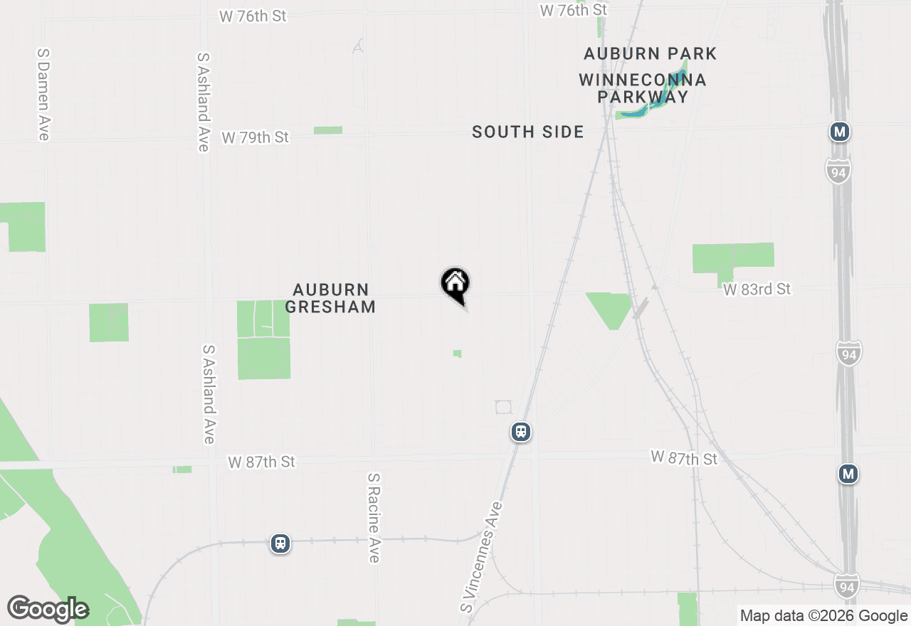 Map of 8327 S Morgan Street, Chicago, IL 60620