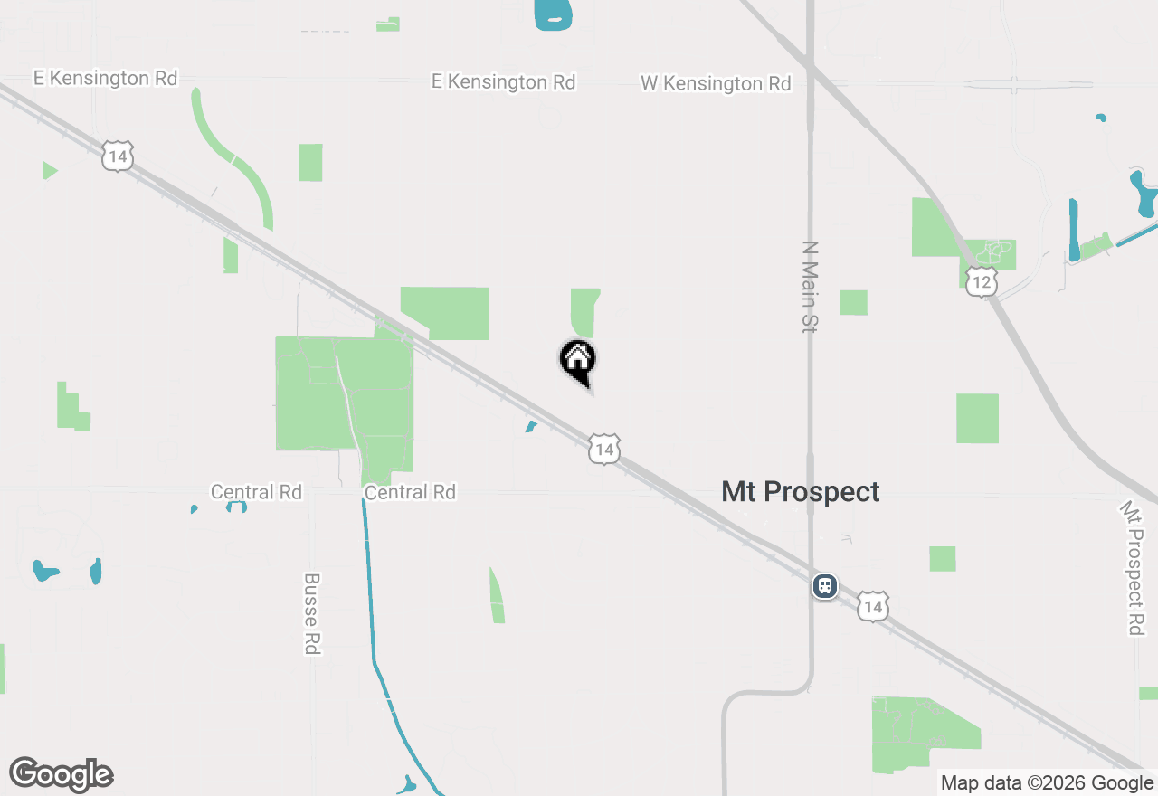 Map of 109 N Macarthur Boulevard, Mount Prospect, IL 60056