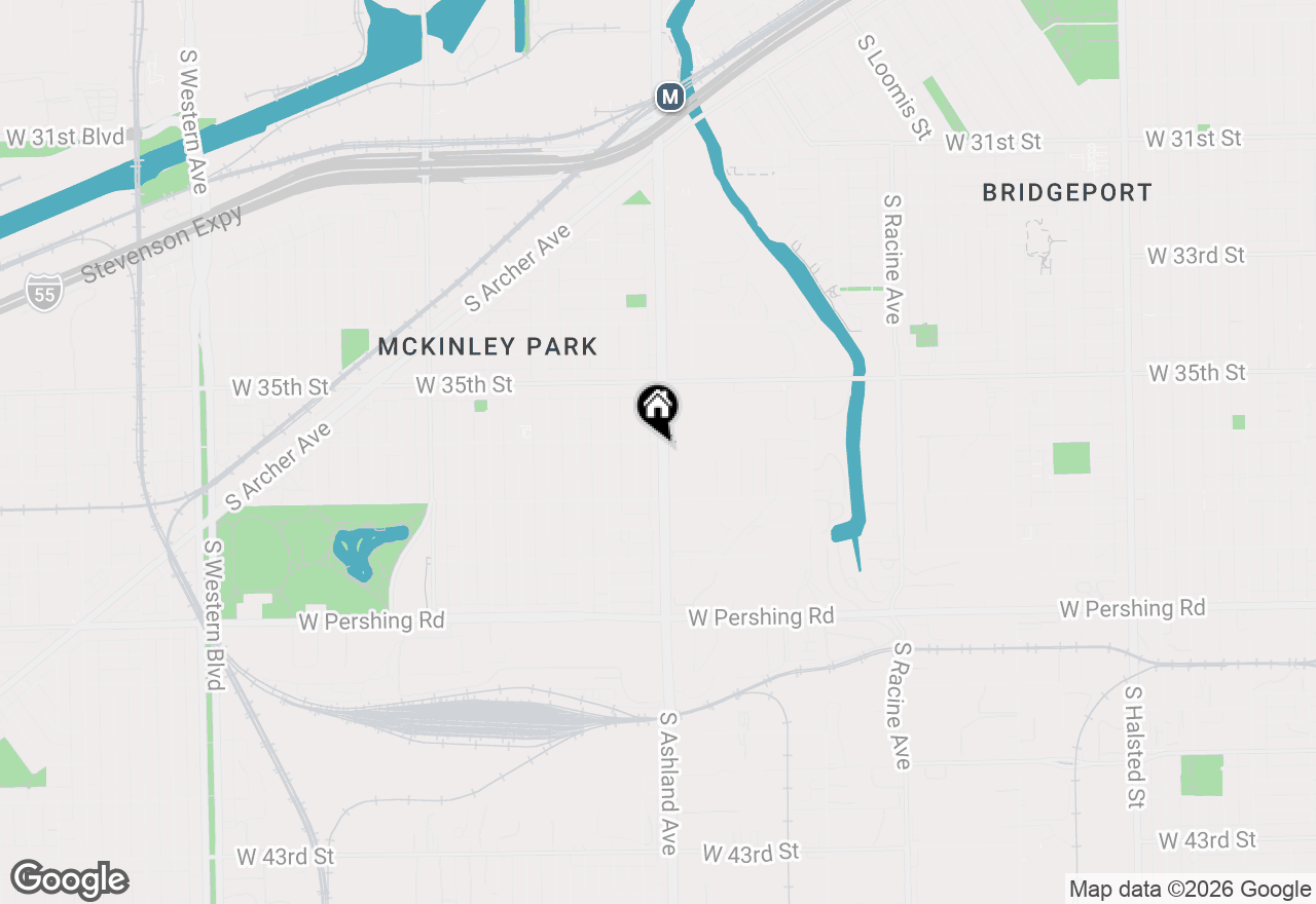 Map of 3612 S Ashland Avenue, Chicago, IL 60609