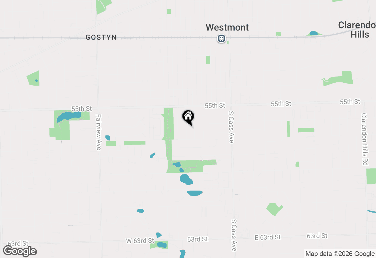 Map of 521 Lindley Avenue, Westmont, IL 60559