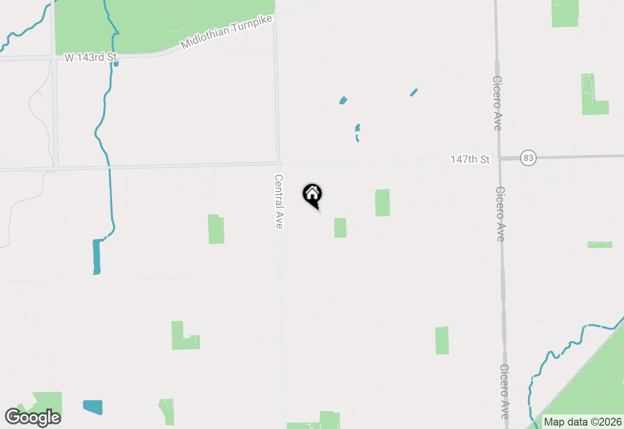 Map of 14849 Park Avenue, Oak Forest, IL 60452