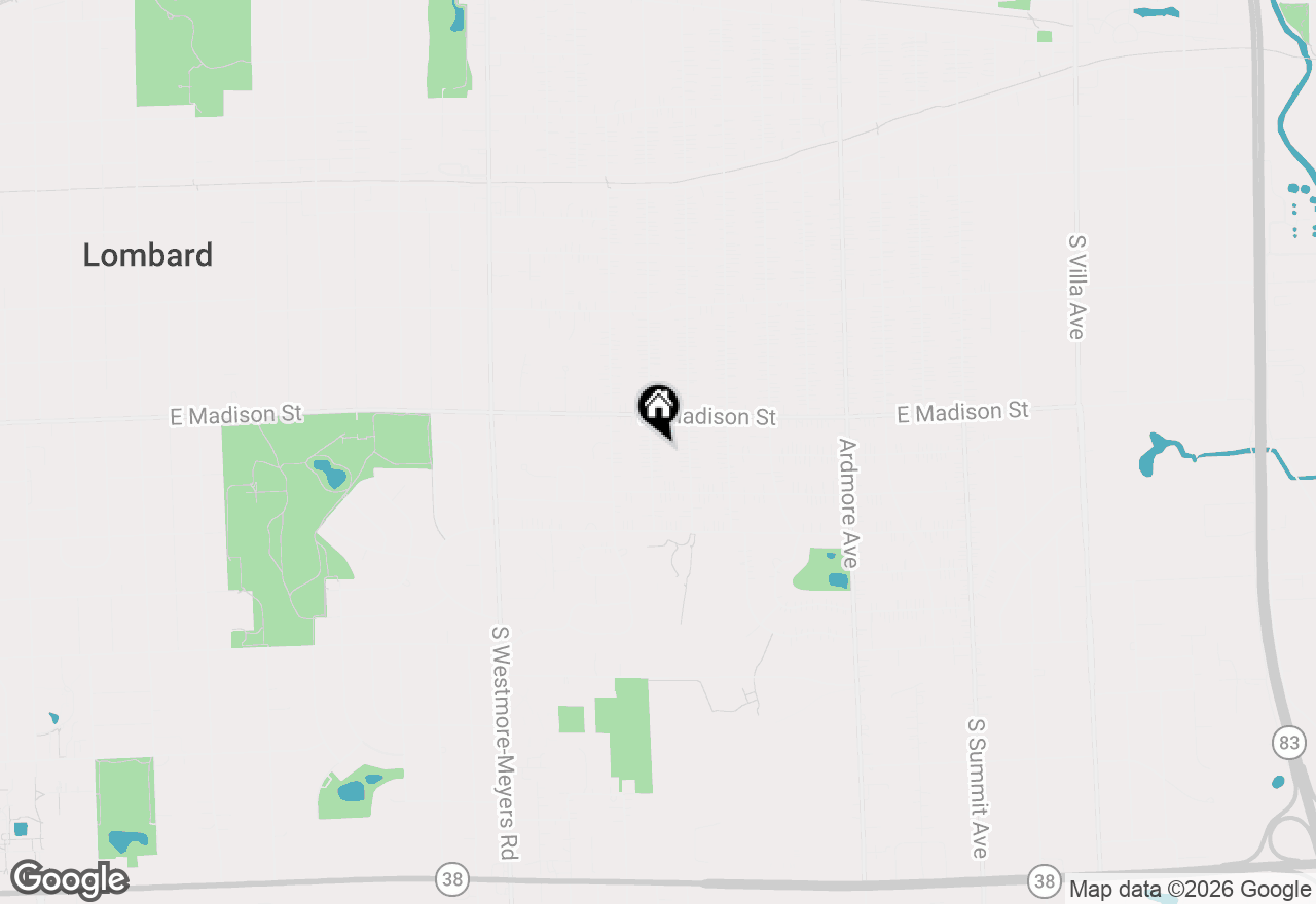 Map of 831 S Wisconsin Avenue, Villa Park, IL 60181