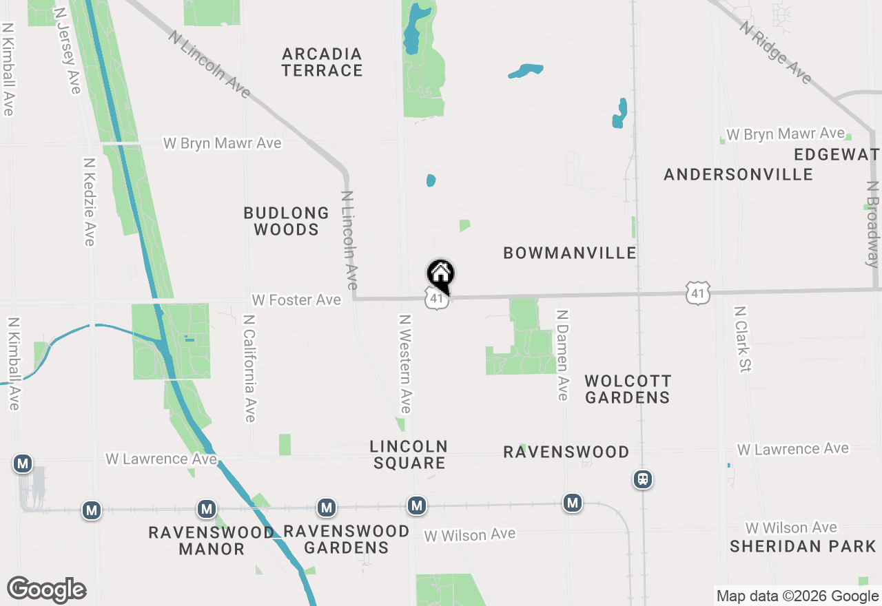 Map of 2303 W Foster Avenue, Chicago, IL 60625