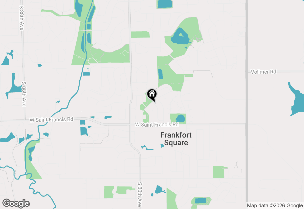 Map of 7907 W Kingston Drive, Frankfort, IL 60423