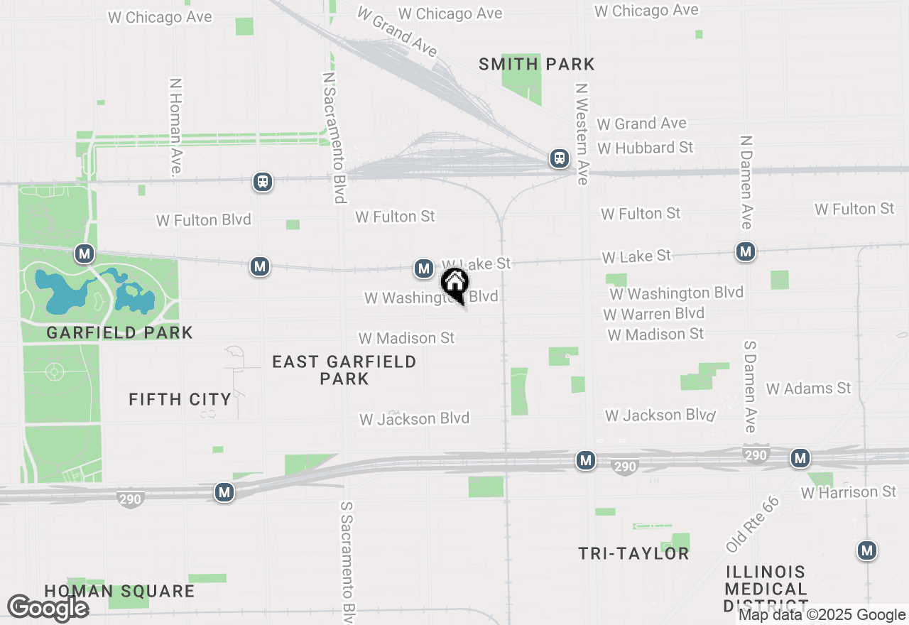 Map of 2712 W Warren Boulevard #2, Chicago, IL 60612