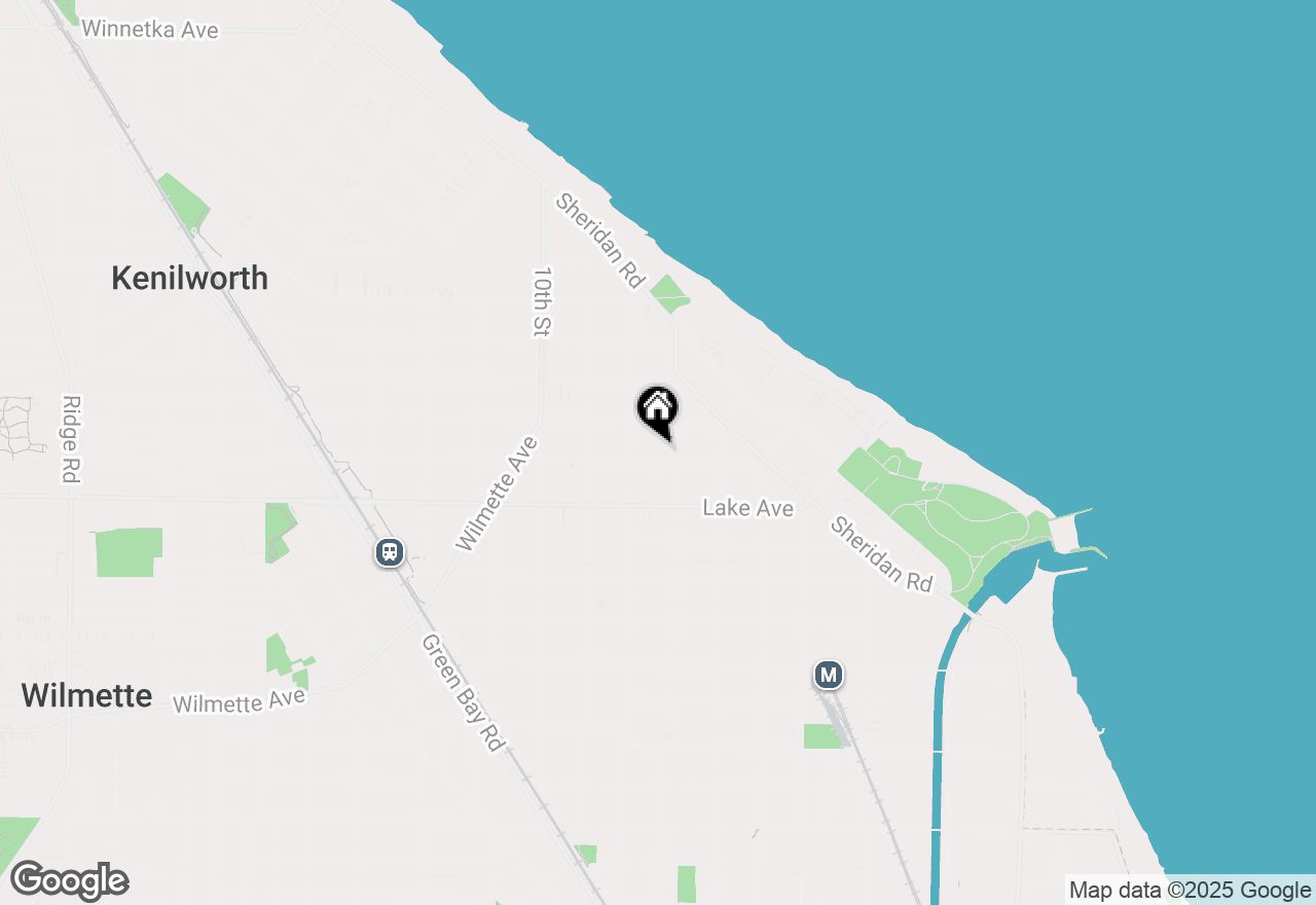 Map of 714 Forest Avenue, Wilmette, IL 60091