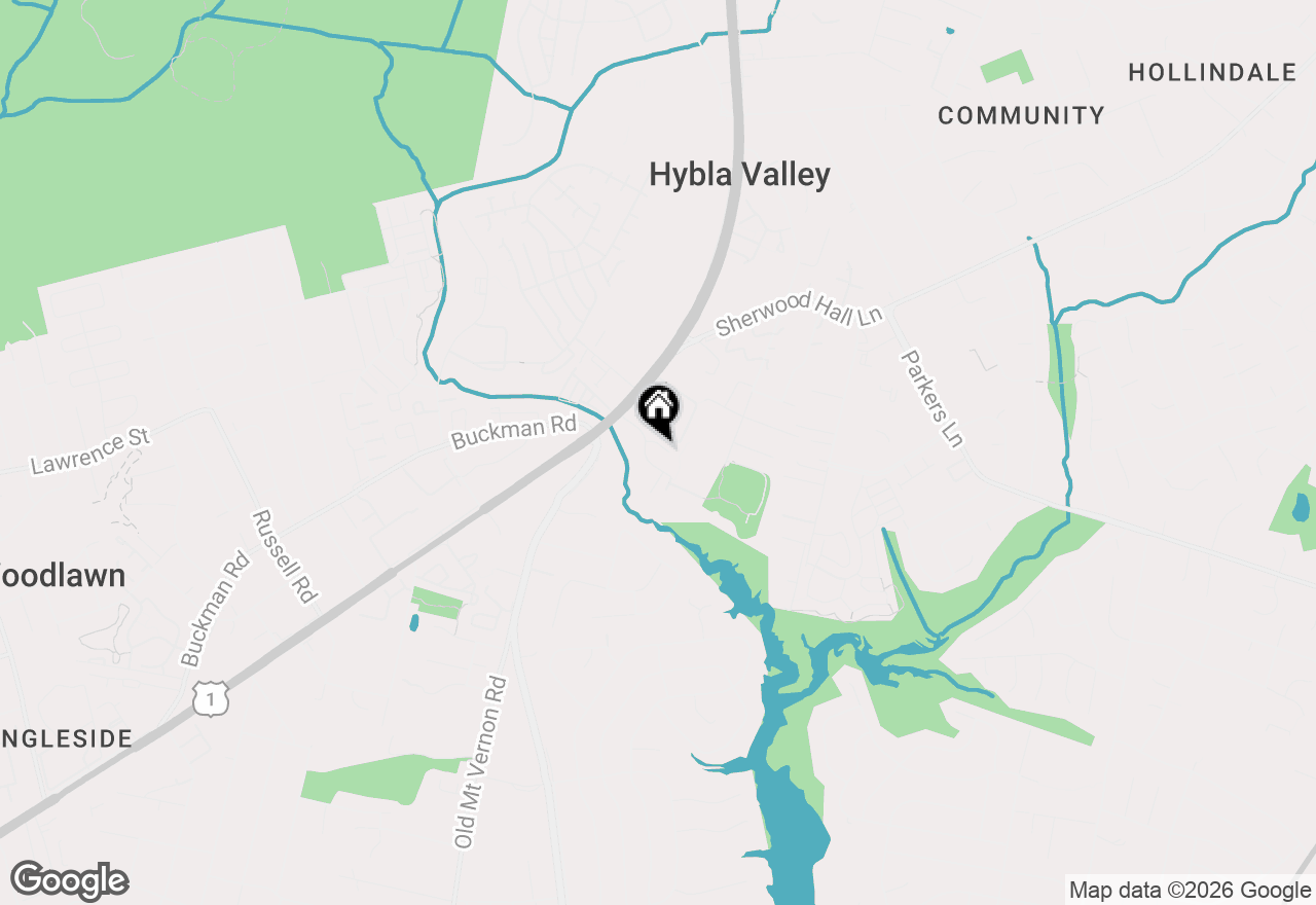 Map of 8107 Brown Court, Alexandria, VA 22306