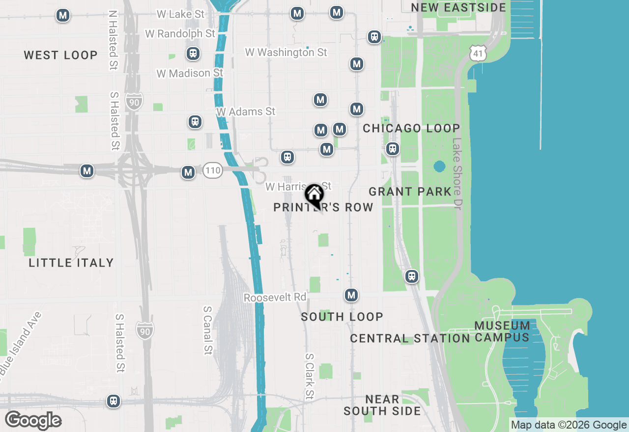 Map of 780 S Federal Street #310, Chicago, IL 60605