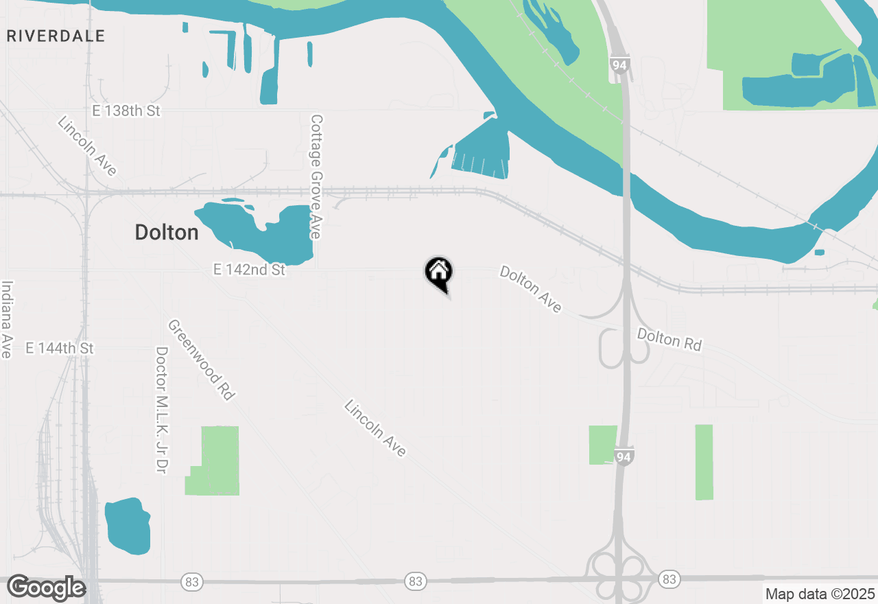 Map of 14237 Minerva Avenue, Dolton, IL 60419