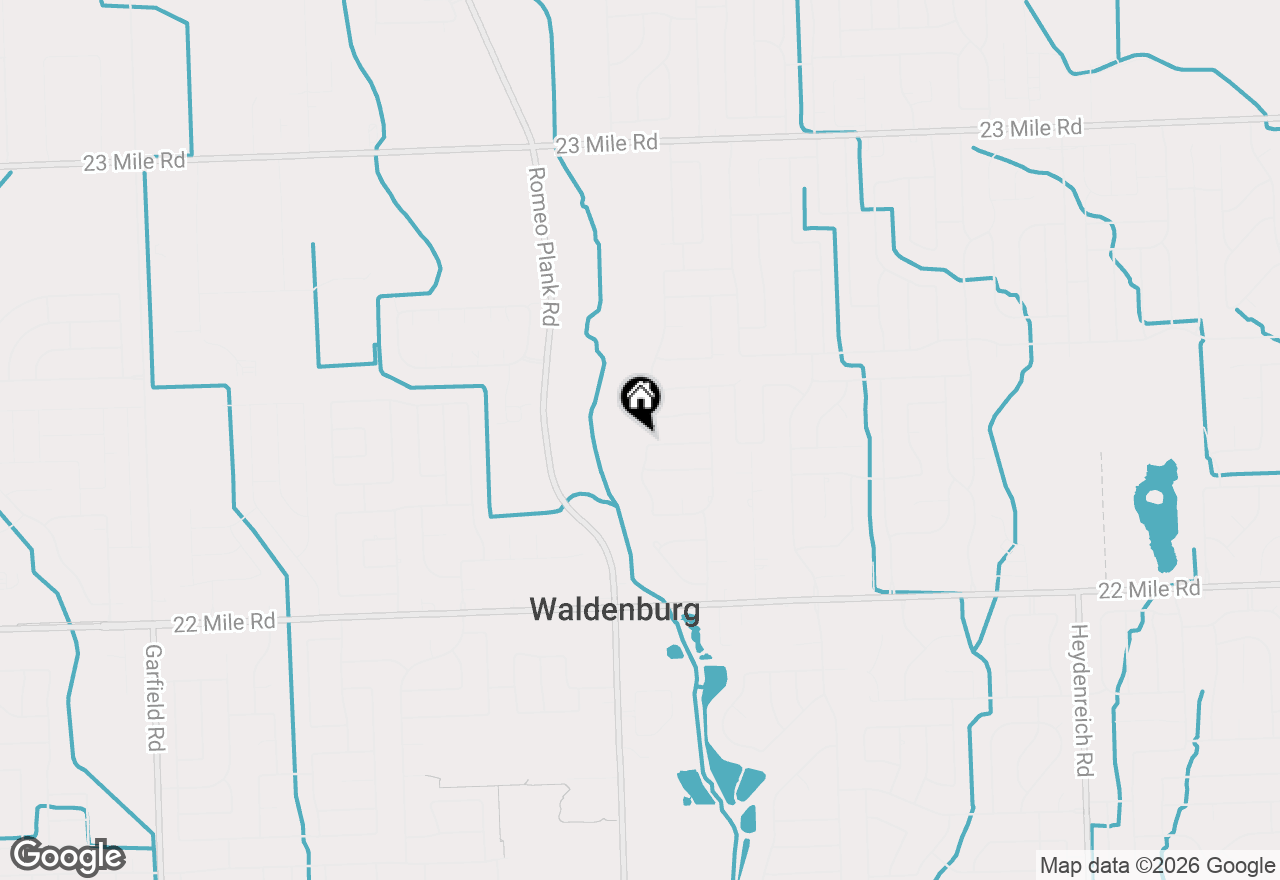 Map of 18775 Newbridge Drive, Macomb, MI 48044
