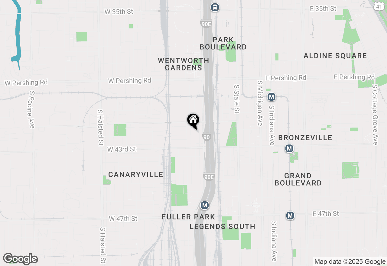 Map of 4206 S Wells Street, Chicago, IL 60609