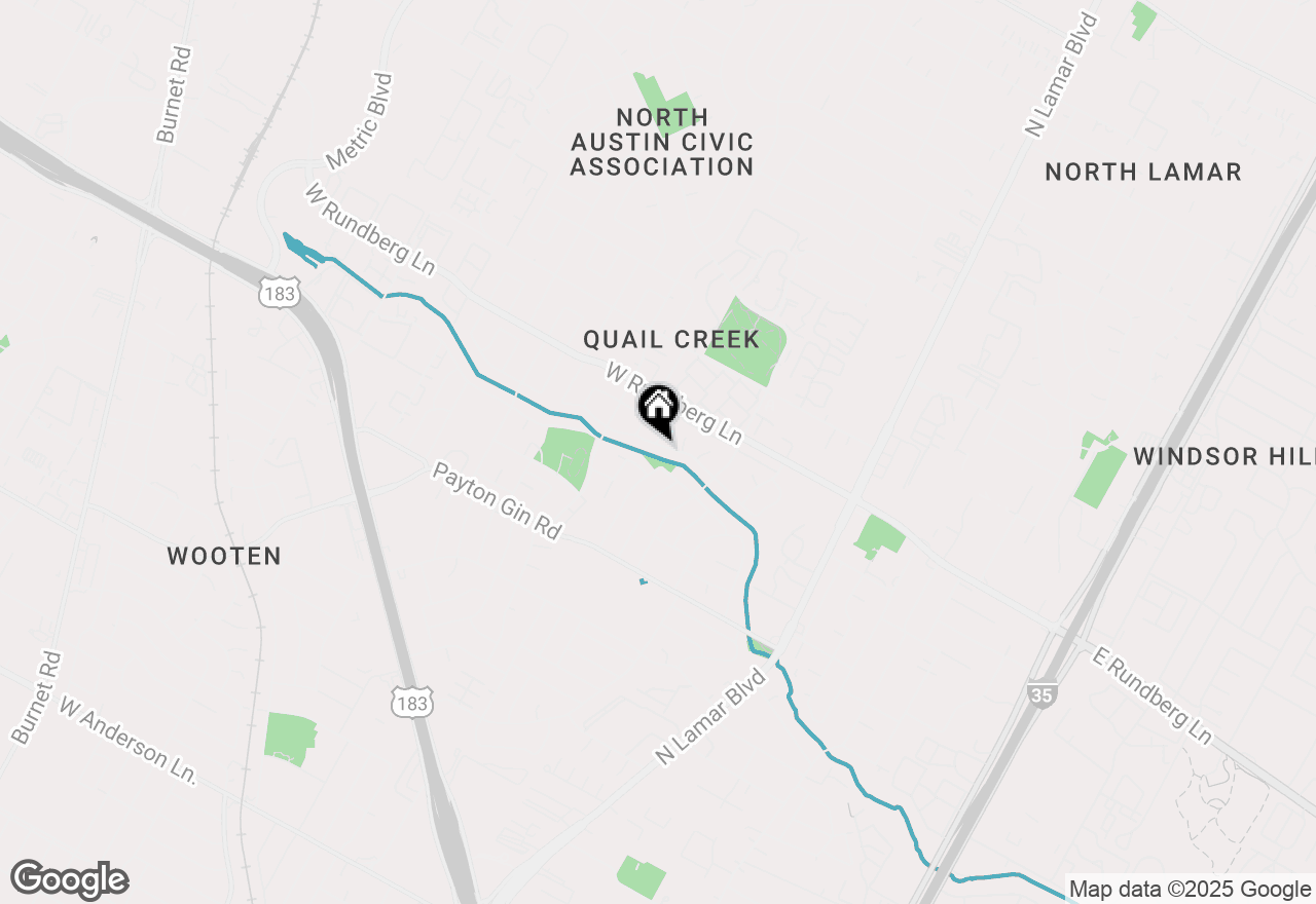 Map of 1111 Quail Park Dr, Austin, TX 78758