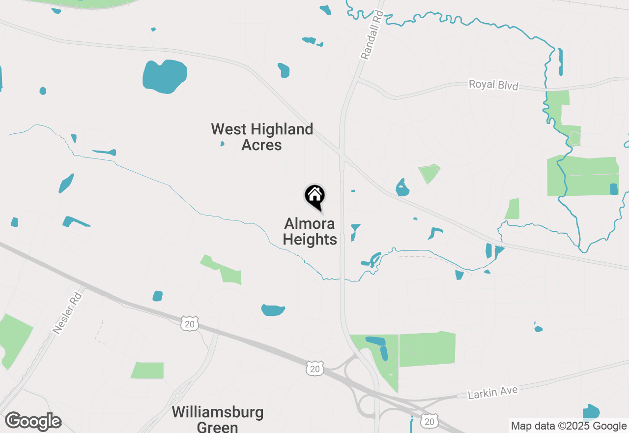 Map of 12N030 Hilltop Road, Elgin, IL 60124