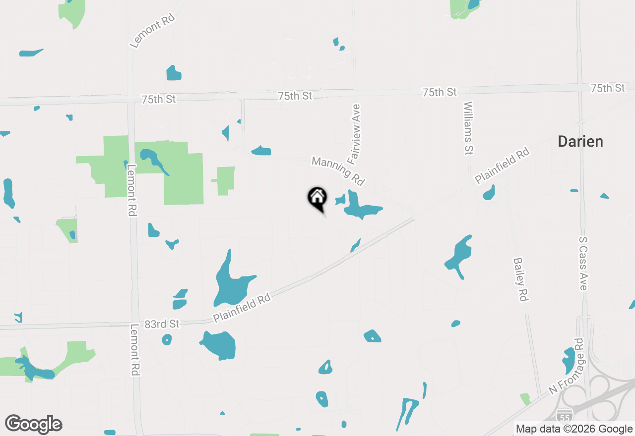 Map of 511 Mark Lane, Downers Grove, IL 60516