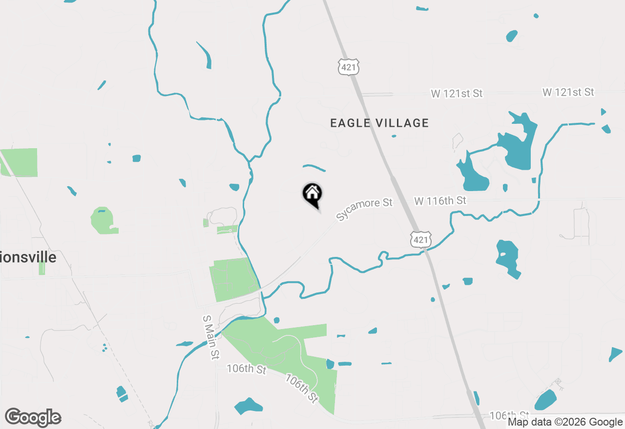 Map of 100 Spring Drive, Zionsville, IN 46077
