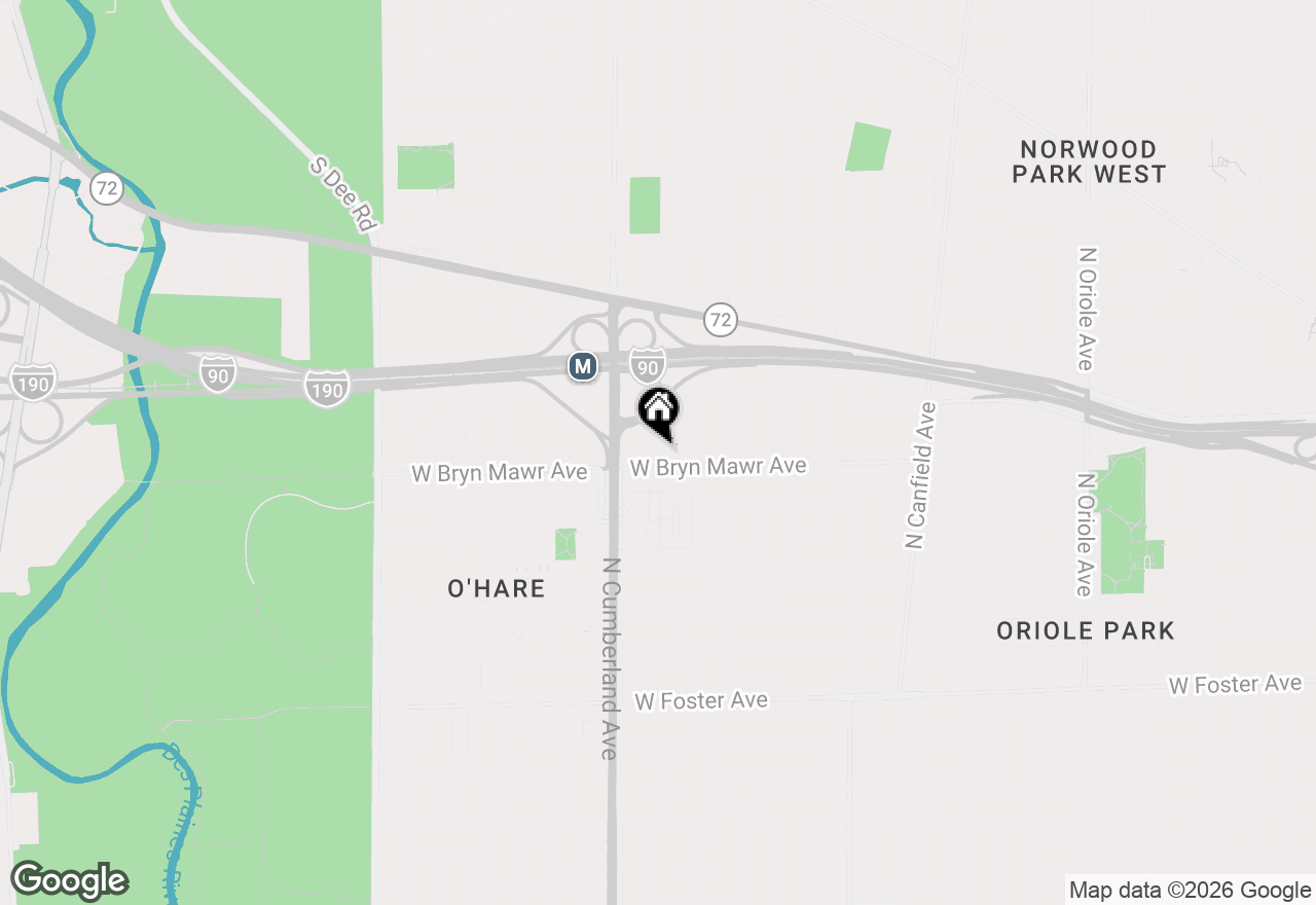 Map of 5608 N Fairview Avenue, Chicago, IL 60631
