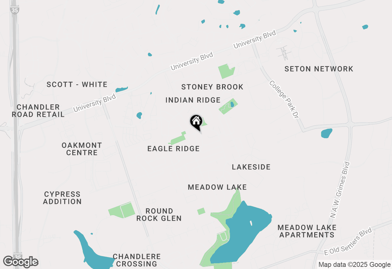 Map of 3725 Birdhouse Dr, Round Rock, TX 78665