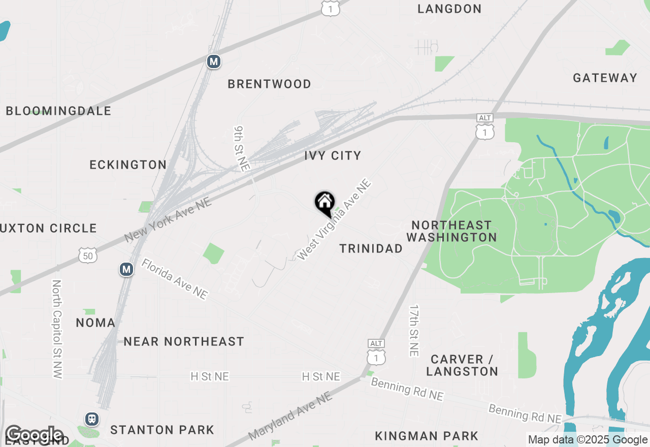 Map of 1716 West Virginia Ne #102, Washington, DC 20002
