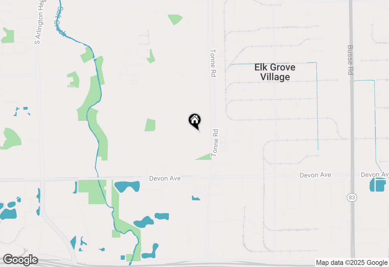 Map of 581 Dogwood Trail, Elk Grove Village, IL 60007