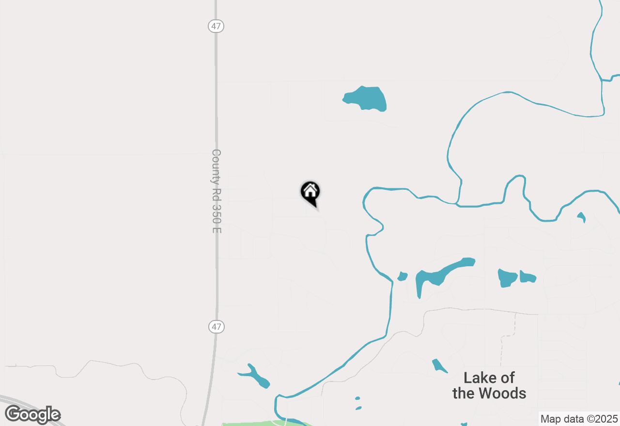 Map of 1402 E Woodberry Drive, Mahomet, IL 61853