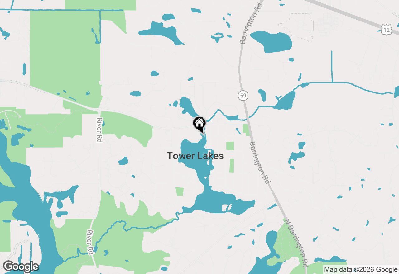 Map of 207 N Lakeshore Drive, Mundelein, IL 60060