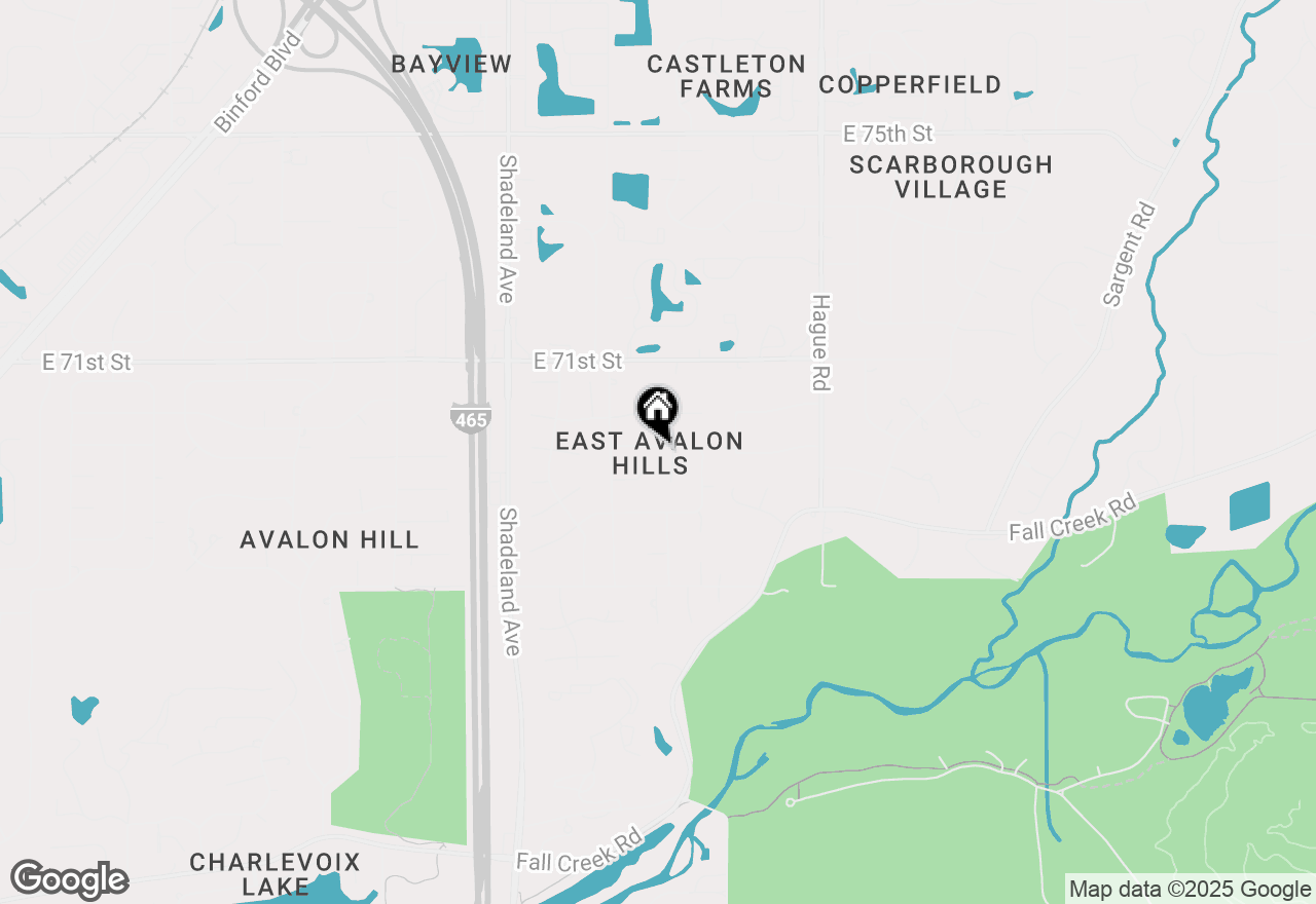 Map of 7313 Highburry Drive, Indianapolis, IN 46256