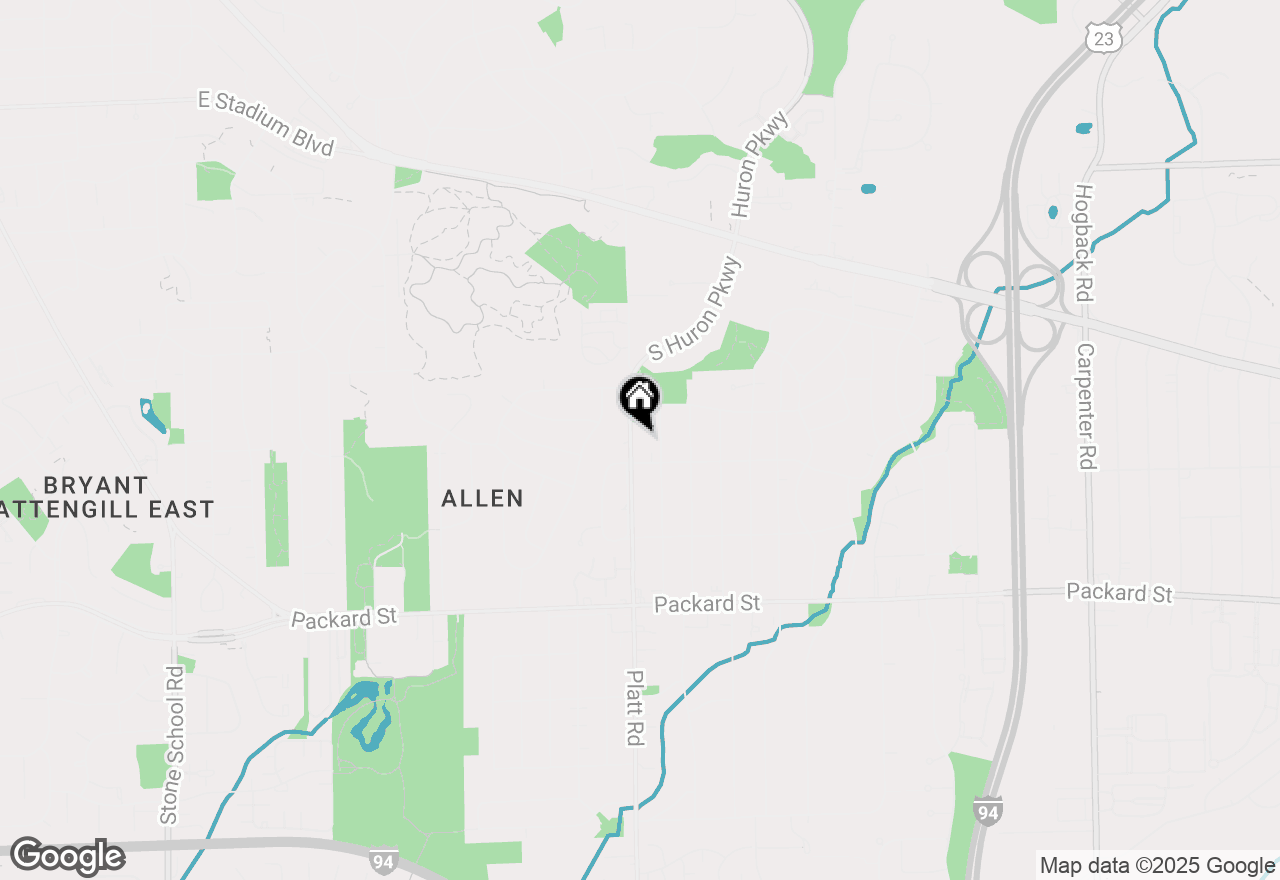 Map of 2565 Platt Road, Ann Arbor, MI 48104