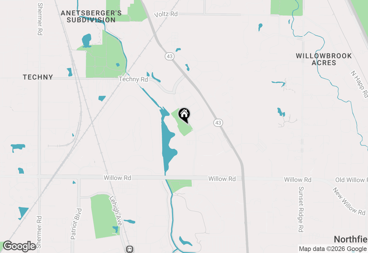 Map of 2220 Founders Drive #107, Northbrook, IL 60062