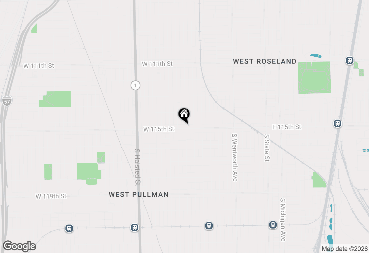 Map of 500 W 115th Street, Chicago, IL 60628