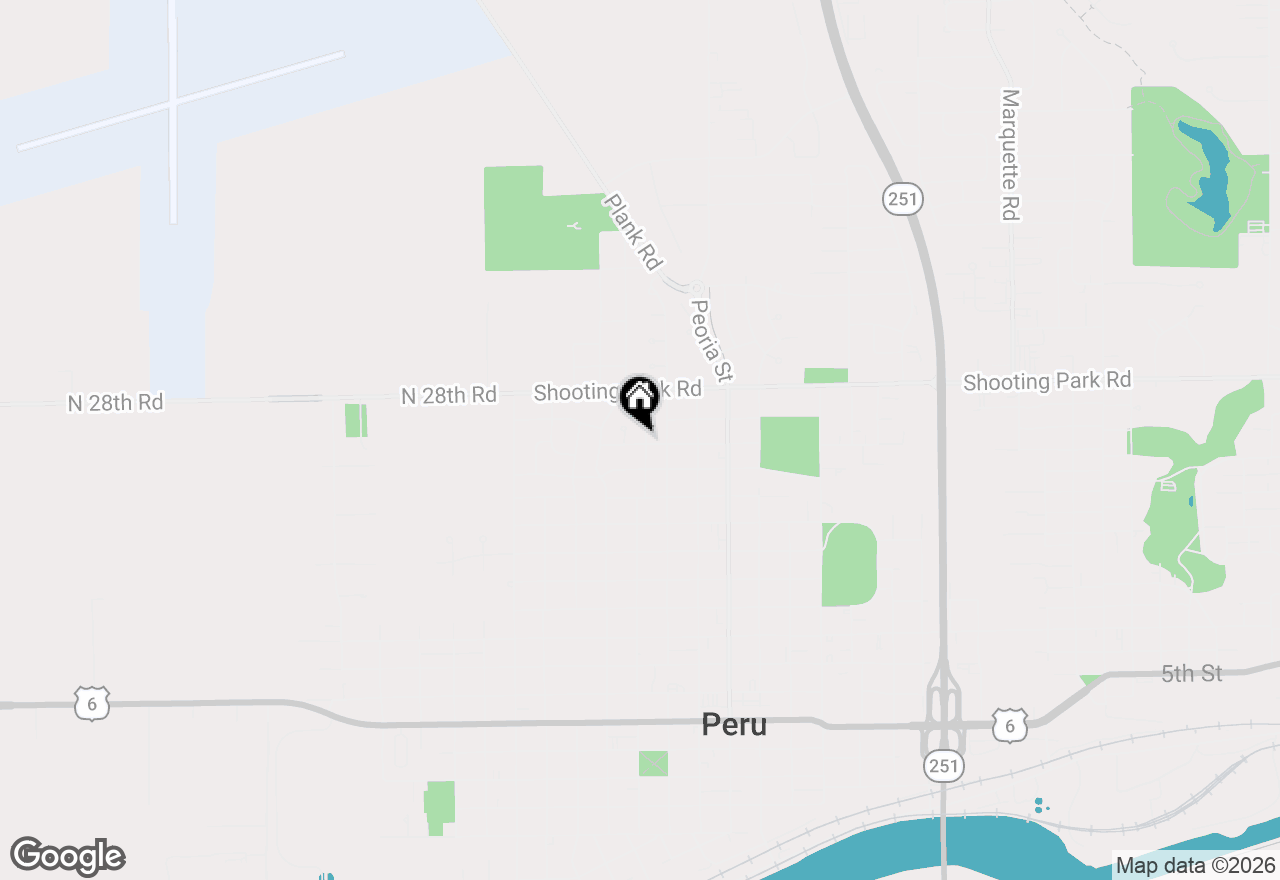 Map of 1804 Pike Street, Peru, IL 61354