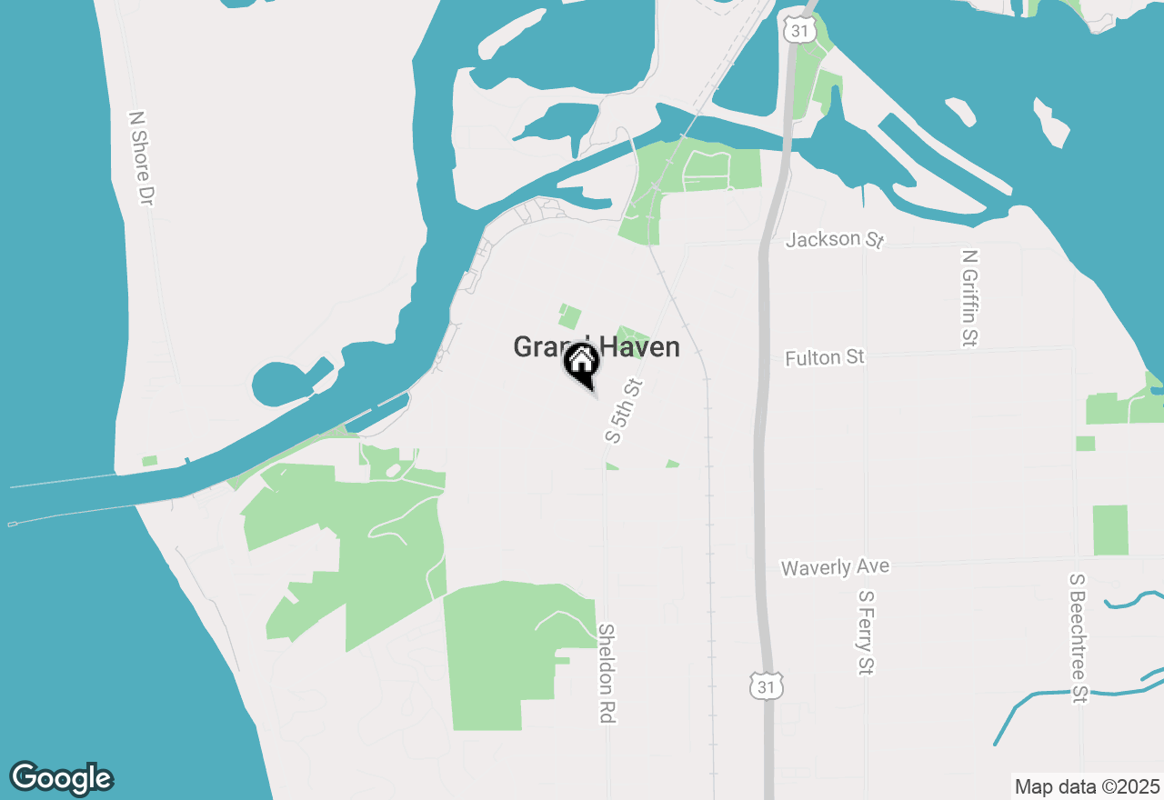 Map of 201 S 4th Street, Grand Haven, MI 49417