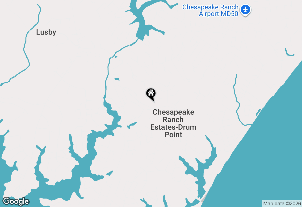 Map of 12486 Coyote Court, Lusby, MD 20657