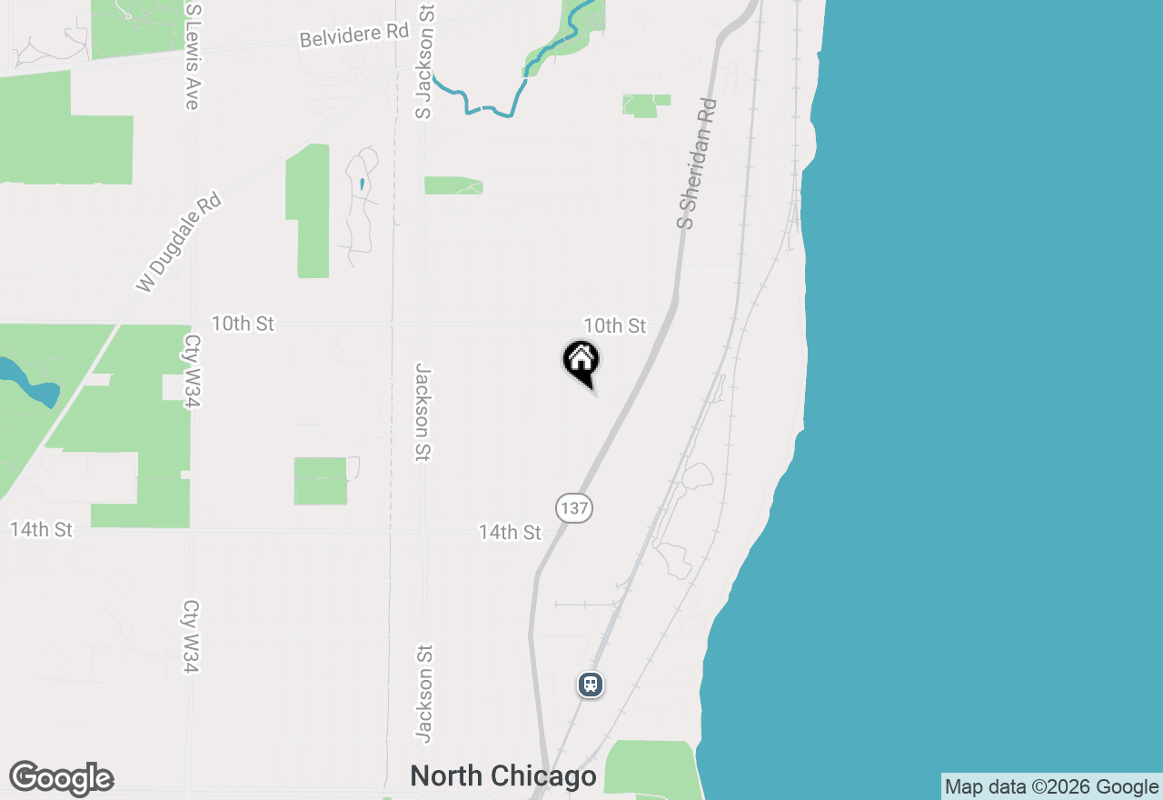 Map of 1115 Wadsworth Avenue, North Chicago, IL 60064