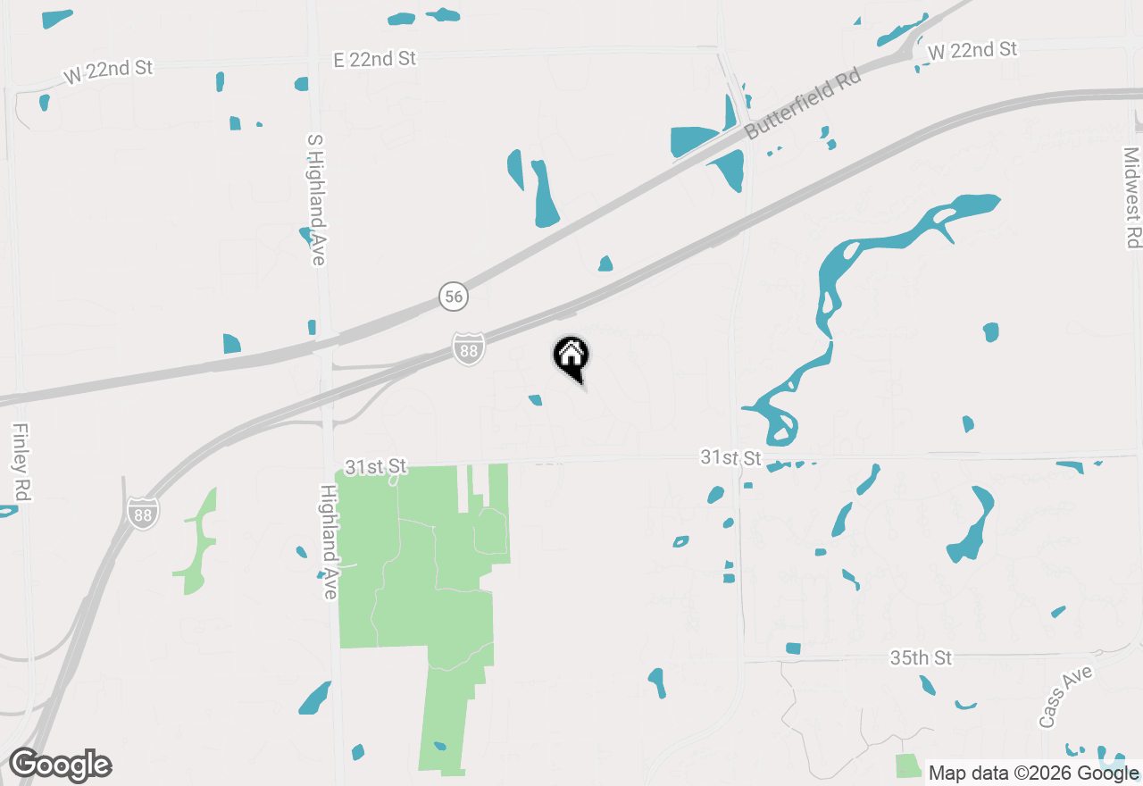 Map of (Address confidential), Oak Brook, Illinois 60523