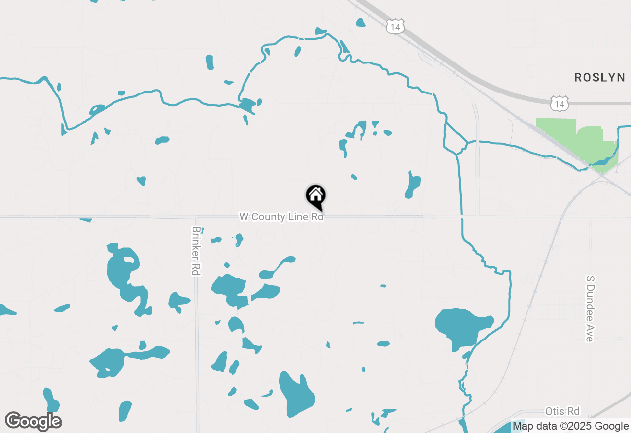 Map of 422 W County Line Road, Barrington Hills, IL 60010