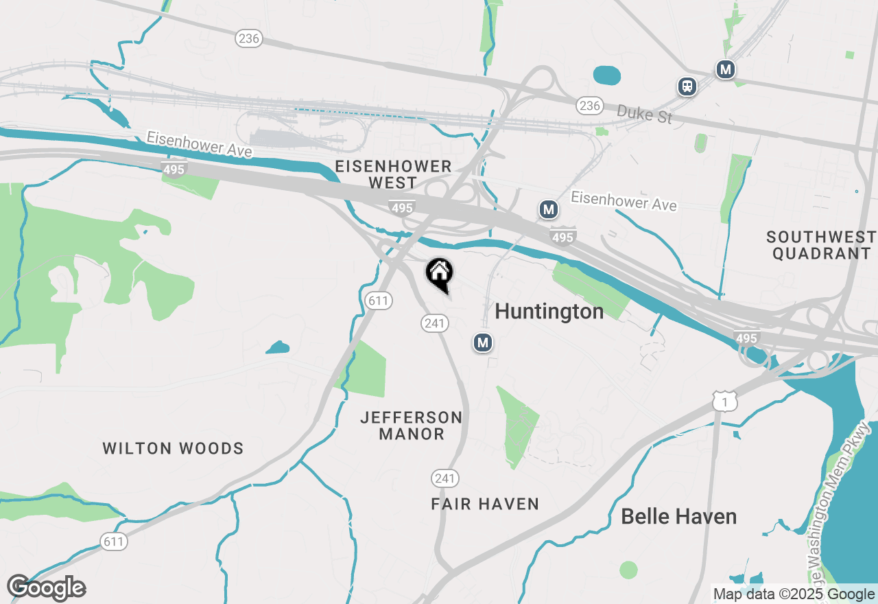 Map of 2647 Redcoat Drive #130, Alexandria, VA 22303