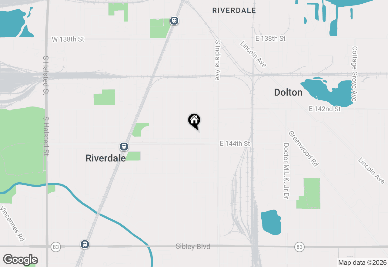 Map of 14315 S Wabash Avenue, Riverdale, IL 60827