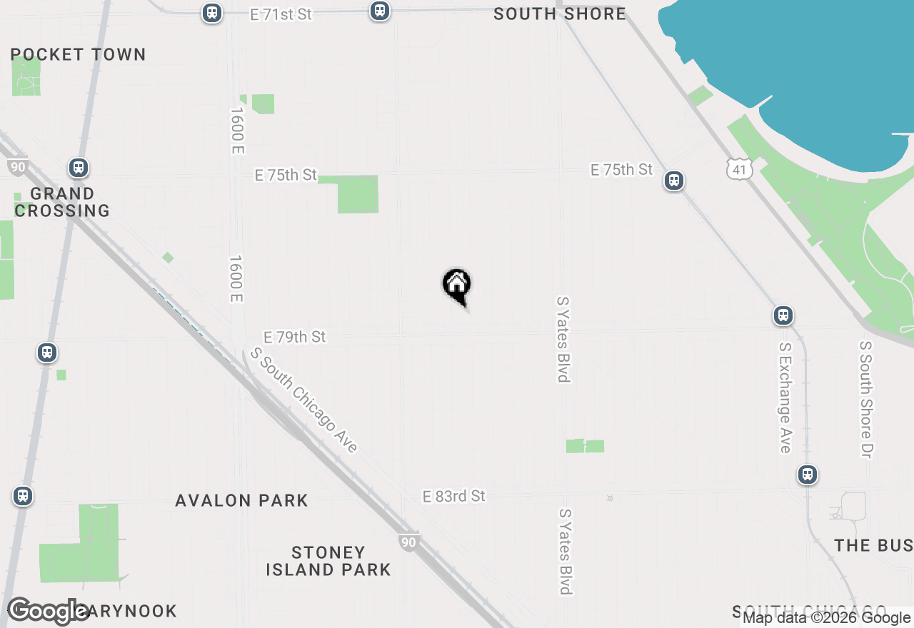 Map of 7830 S Merrill Avenue, Chicago, IL 60649