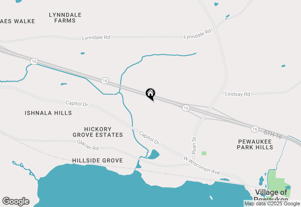 Map of 1096 Quinlan Dr #A, Pewaukee, WI 53072